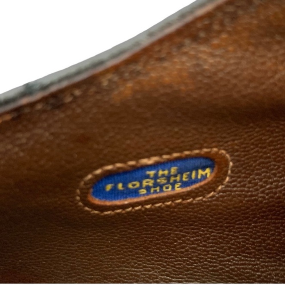 Florsheim Classic Brown Leather Men's Shoes Sz 11 - Picture 8 of 9